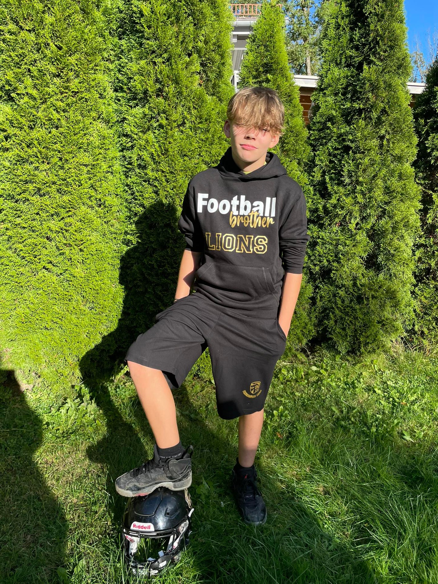 Hoddie Feldkirchen Lions Fanwear  "FOOTBALL BROTHER2"