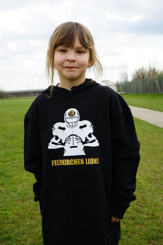 Hoddie Feldkirchen Lions Fanwear "FOOTBALLER" Erwachsenen/Kindergrößen
