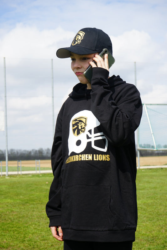 Hoddie Feldkirchen Lions Fanwear "FOOTBALL HELMET" Erwachsenen/Kindergrößen
