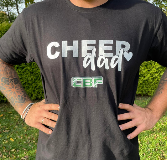 5. T-Shirt CBF Cheer Base Feldkirchen Fanwear "CHEER DAD" Erwachsene
