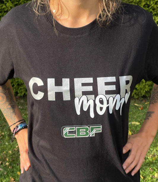 4. T-Shirt CBF Cheer Base Feldkirchen Fanwear "CHEER MOM" Erwachsene