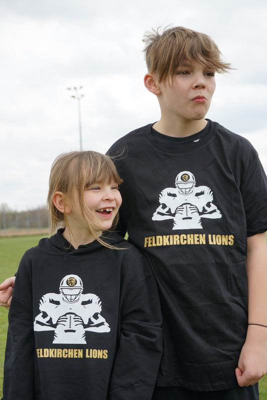 T-Shirt Feldkirchen Lions Fanwear "FOOTBALLER" Erwachsenen/Kindergrößen